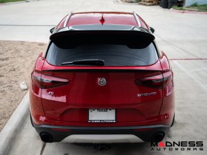 Alfa Romeo Stelvio Rear Spoiler - Carbon Fiber - Mid Spoiler